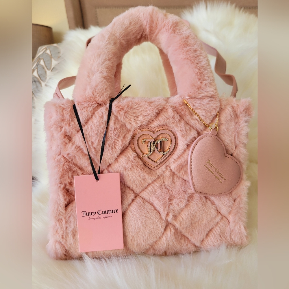 🩷🩷JUICY COUTURE DUSTY BLUSH MINI TOTE BAG🩷🩷